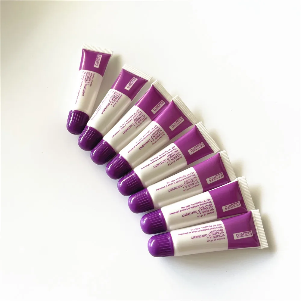 Purple Fougera Витамин A + D татуировка грижи мехлем ремонт гел PMU вежди устни против белег крем прозрачен течен гел0
