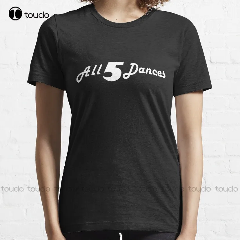All 5 Dances Класическа тениска Мъжки голф ризи Персонализирана Aldult Teen Унисекс дигитален печат Tee Shirt Fashion Funny New Xs-5Xl1
