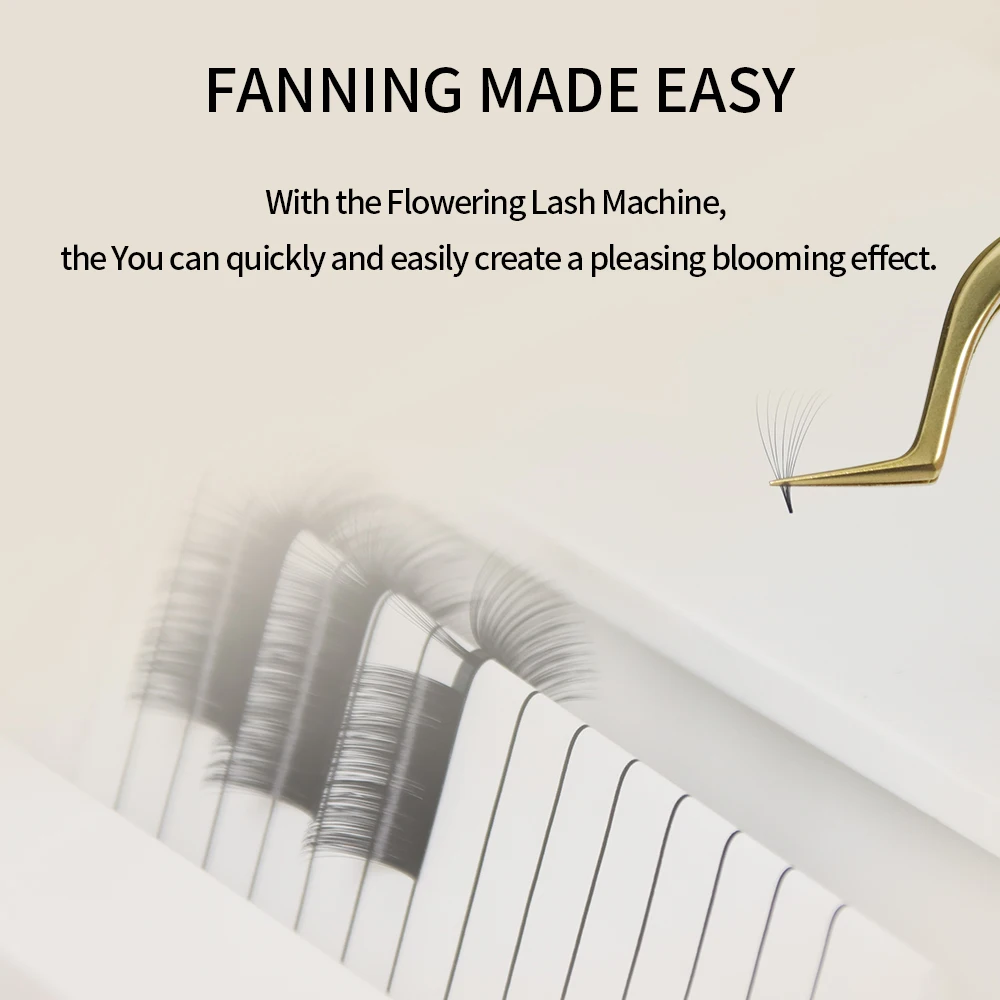 Вентилатори за удължаване на мигли Създаване на машина Лесно Volum Fan Сплитер за мигли Самораздухващи се мигли Автоматично лесно Fan Lashcar разделител инструмент1