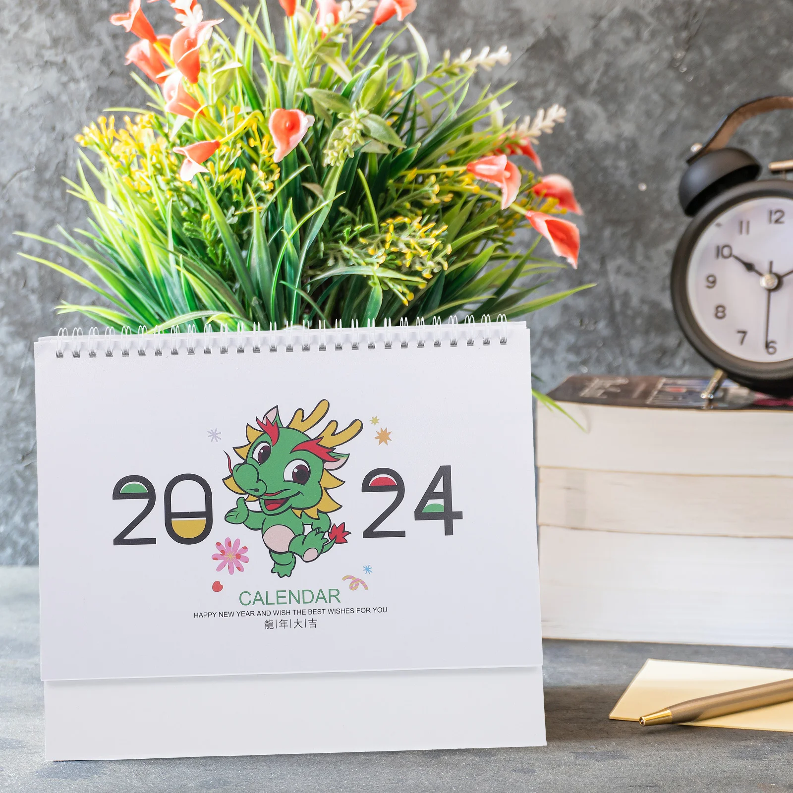 Настолен календар 2024 Настолен календар Украшение Изправи се Флип календар Декор Настолен календар1