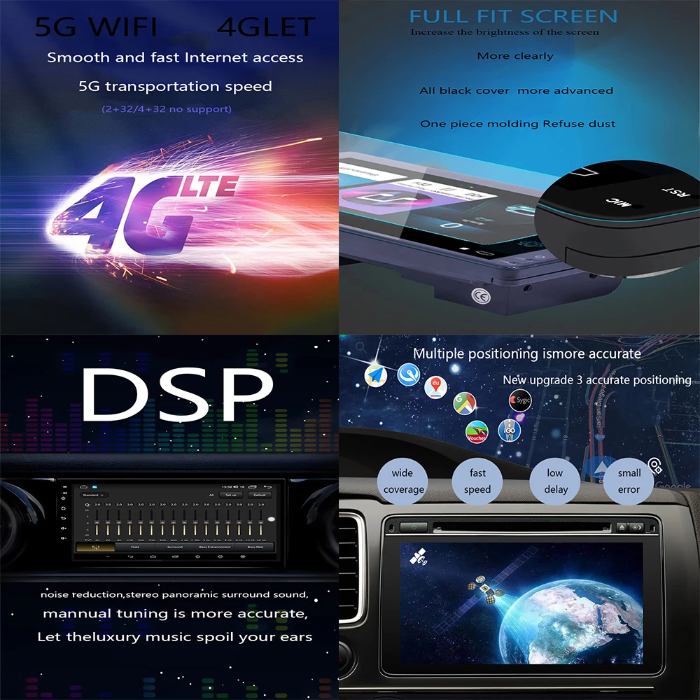 Android 13 навигация GPS DSP Carplay WIFI за Toyota FJ Cruiser J15 2006 2007 2008 - 2020 Автомобилен радио мултимедиен плейър3