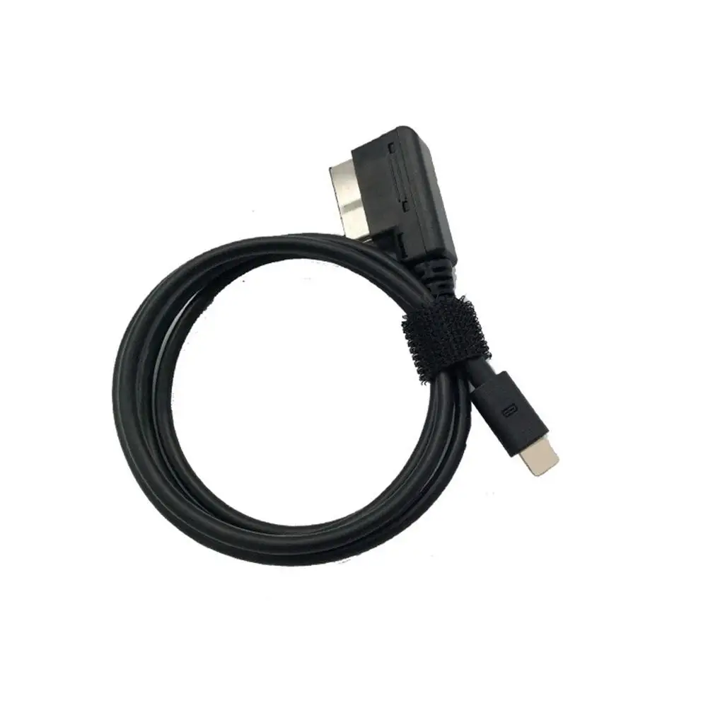 За Audi За VW MMI MDI интерфейс музикален адаптер AMI аудио кабел съвместим за Iphone X 8 7 6S 6Plus авточасти A1E2 N9N03