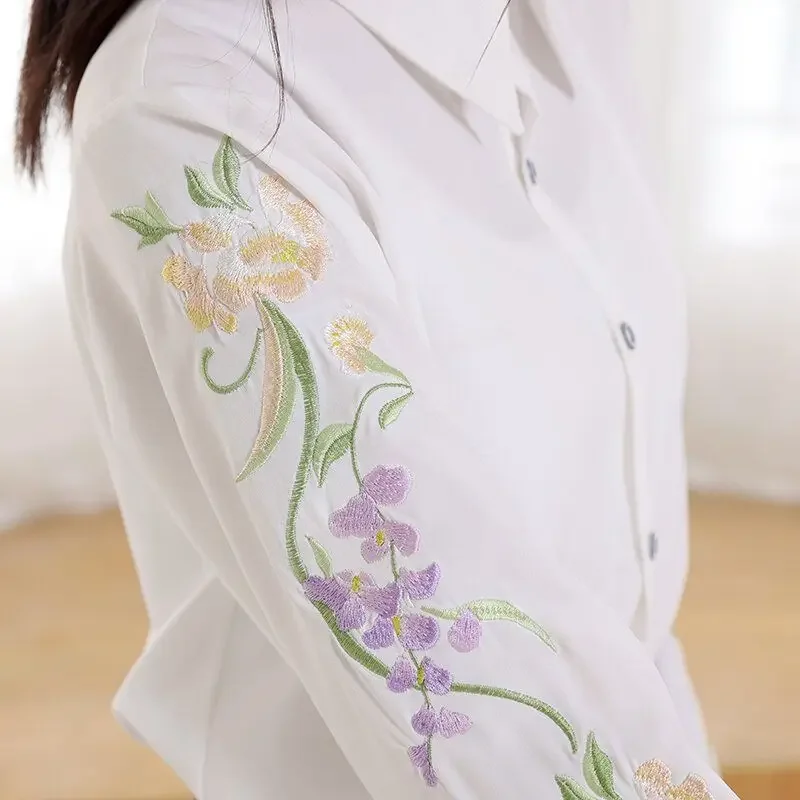 Ma Mian пола ханфу дамска бродирана риза отпечатана ежедневно есенен костюм Хан елемент оригинална ханфу дамска рокля5