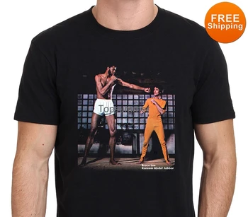 Bruce Lee And Kareem Abdul Jabbar Реколта тениска Мъжки размер: Размер: Xs-To-Xxl