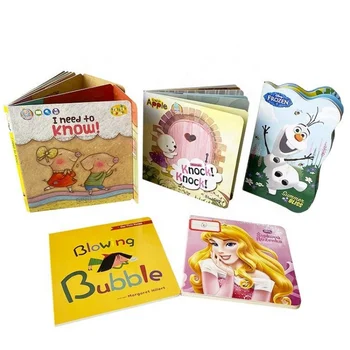 Custom Висококачествена персонализирана детска дъска книги детска книга печатна услуга