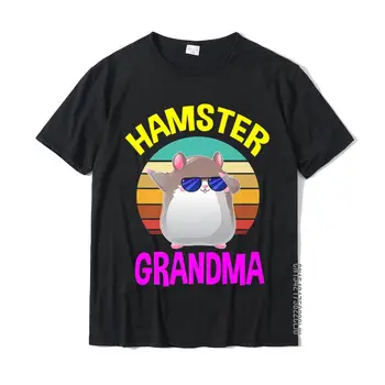 Hamster риза баба nana сладък забавен костюм подаръци тениска семейство мъже топ тениски печат тениска памук по поръчка