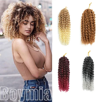 Marley Bob Braids Passion Twist Hair Synthetic Crochet Hair Braiding Ombre 16 Strands/pack Curly Hair Extensions for Women