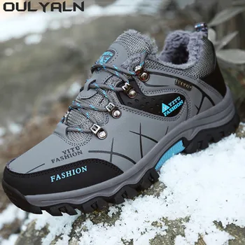 Oulylan Неплъзгащи се удобни обувки за туризъм на открито Мъже Обувки за планинско катерене Маратонки Туризъм от най-високо качество Джогинг Трекинг Маратонки