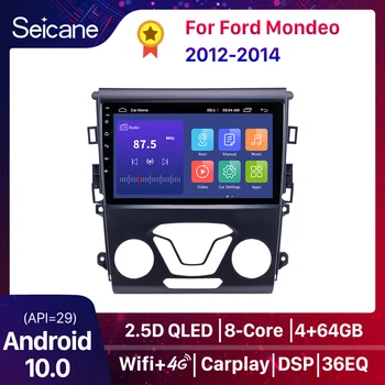 За Ford Mondeo 2012-2014 Android 10.0 Auto Car Radio Мултимедия Видео плейър Стерео Autoradio Интелигентна система Carplay Audio