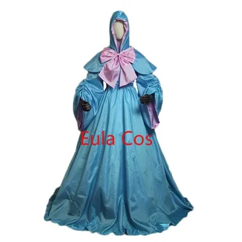 Кръстница косплей костюм Възрастен Хелоуин костюми за жени фантазия фея кръстница костюм рокля по поръчка Хелоуин