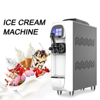  Малка напълно автоматична търговска машина за сладолед, единична глава Desktop Conical Sundae машина