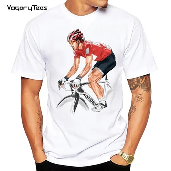 Модни мъже къс ръкав стари велосипеди велосипеди спорт колекция от колоездене печат тениска случайни върховете хип-хоп момче тениска