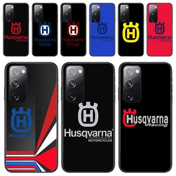 Мотоциклет марка Husqvarnas телефон случай за Samsung Galaxy S23 S21 S10 S30 S20 S22 S8 S9 S30 Pro Plus Ultra Fe дизайн нов капак