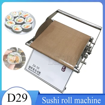 Ръчна неръждаема стомана кръгла квадратна оризова ролка ролкова машина за правене Desktop Sushi Осъществяване Robot машина
